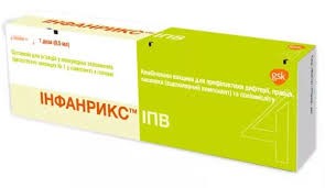 Iнфанрiкс IПВ вакцина д/проф.дифтерiї/правця/кашлюка/полiомiєлiт